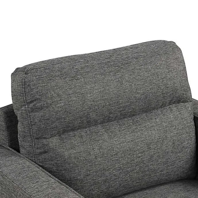Discount Kirklands Home Dark Performance Fabric Danna Accent Chair Gray