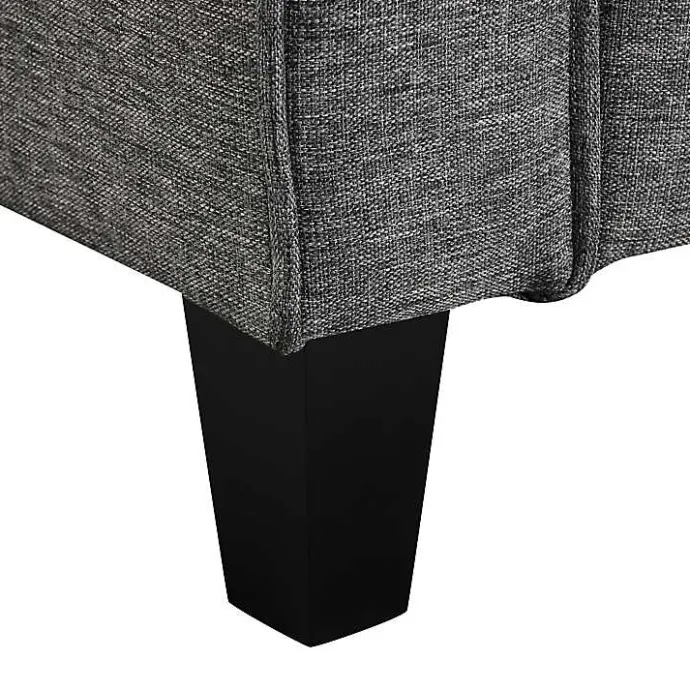 Discount Kirklands Home Dark Performance Fabric Danna Accent Chair Gray