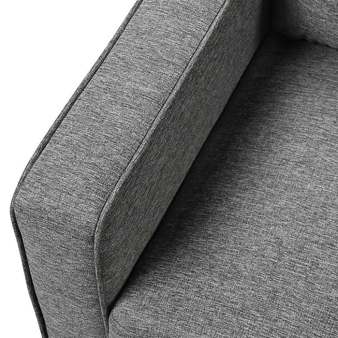 Discount Kirklands Home Dark Performance Fabric Danna Accent Chair Gray