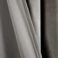 Kirklands Home Dark Prima Velvet Curtain Panel Set, 108 in. Gray