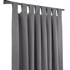 Outlet Kirklands Home Dark Ventura Blackout Curtain Panel, 95 in. Gray