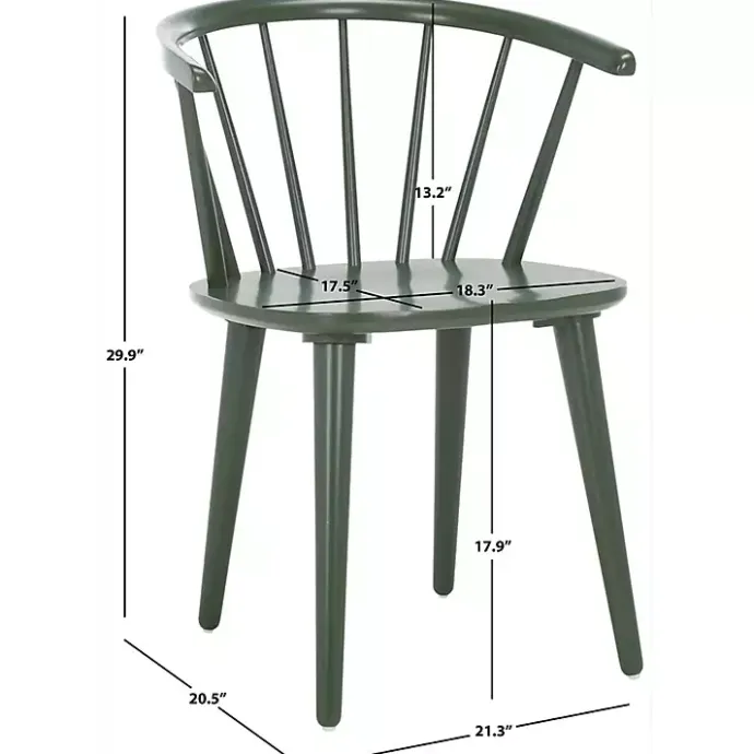 Discount Kirklands Home Dark Blanchard Dining Chairs, Set of 2 Green