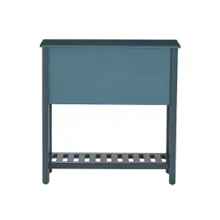 Outlet Kirklands Home Dark Teal Beadboard Console Table Blue