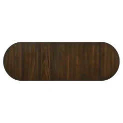 Online Kirklands Home Dark Walnut & White Wood Ema Counter Height Table Brown