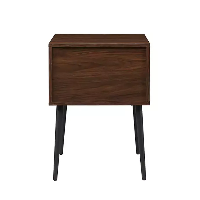 Outlet Kirklands Home Dark Walnut Open Storage Accent Table Brown