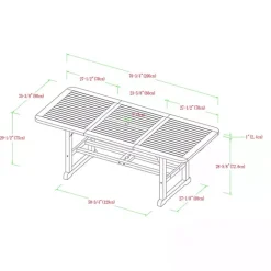 Discount Kirklands Home Dark Wood Slat Back 4-pc. Outdoor Dining Set Brown