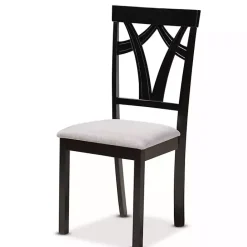 Hot Kirklands Home Dark Wooden Interlocked Base 5-pc. Dining Set