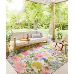 Discount Kirklands Home Daylight Garden Party Indoor/Outdoor Rug, 6x9