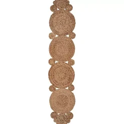 Discount Kirklands Home Decorative Braided Jute Table Runner Tan