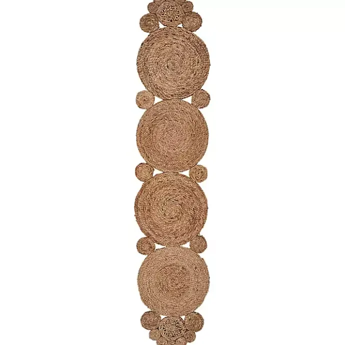 Discount Kirklands Home Decorative Braided Jute Table Runner Tan
