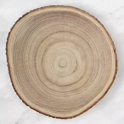 Online Kirklands Home Decorative Wood Slice Charger