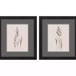 Hot Kirklands Home Delicate Stems Framed Art Prints, Set of 2