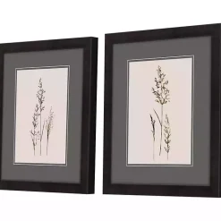 Hot Kirklands Home Delicate Stems Framed Art Prints, Set of 2