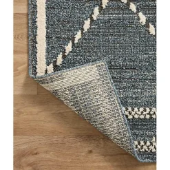 Discount Kirklands Home Denim Asymmetrical Tufted Area Rug, 7x10 Blue