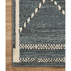 Discount Kirklands Home Denim Asymmetrical Tufted Area Rug, 7x10 Blue