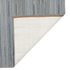 Outlet Kirklands Home Denim Woven Lines Indoor/Outdoor Accent Rug, 2x3 Blue