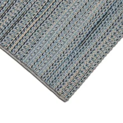 Outlet Kirklands Home Denim Woven Lines Indoor/Outdoor Accent Rug, 2x3 Blue