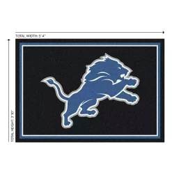New Kirklands Home Detroit Lions Area Rug, 4x6