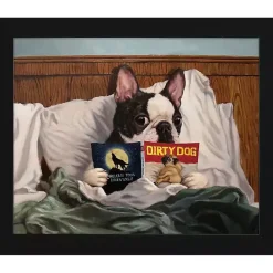 Online Kirklands Home Dirty Dog Framed Art Print Multi