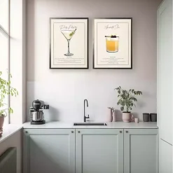 Online Kirklands Home Dirty Martini Framed Art Print Green