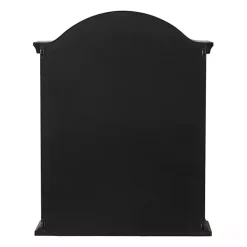 Kirklands Home Distressed Black Wood Wall Cabinet