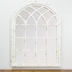 Best Kirklands Home Distressed Cream Sadie Arch Mirror Ivory