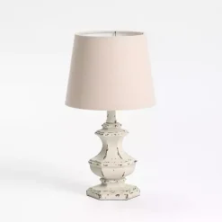 Online Kirklands Home Distressed Cream Sculpted Urn Table Lamp Tan