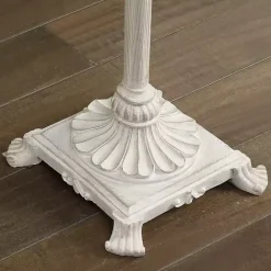 Sale Kirklands Home Distressed Fleur-de-lis Floor Lamp Tan