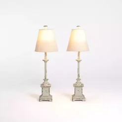 Online Kirklands Home Distressed Buffet Lamps, Set of 2 Gray