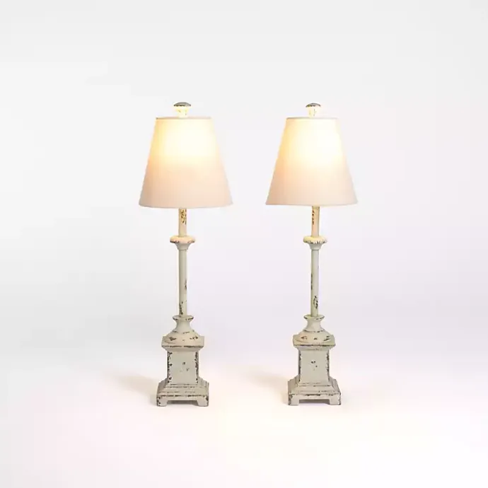 Online Kirklands Home Distressed Buffet Lamps, Set of 2 Gray