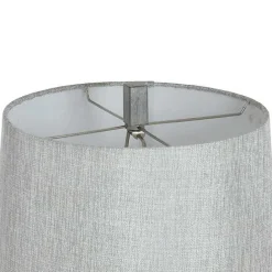 Outlet Kirklands Home Distressed Traditional Baluster Table Lamp Gray