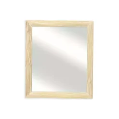Online Kirklands Home Distressed Natural Wood Recgle Wall Mirror Tan