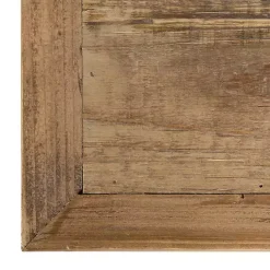 Outlet Kirklands Home Distressed White and Brown Wood Console Table