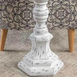 Clearance Kirklands Home Distressed White Floor Lamp