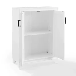 Clearance Kirklands Home Distressed Wood Accent Cabinet White