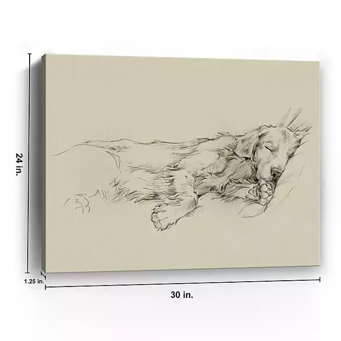 Sale Kirklands Home Dog Days III Canvas Art Print
