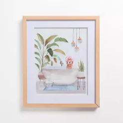 Online Kirklands Home Dog in Tub Framed Art Print
