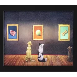 Best Kirklands Home Dog Museum Framed Art Print