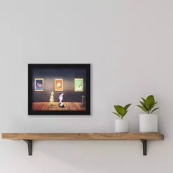 Best Kirklands Home Dog Museum Framed Art Print