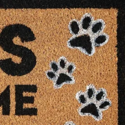 New Kirklands Home Dogs Welcome People Tolerated Coir Doormat