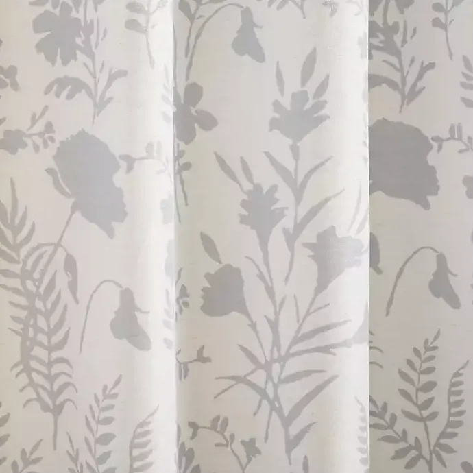 Online Kirklands Home Dove Gray Floral 2-pc. Curtain Panel Set, 96 in.