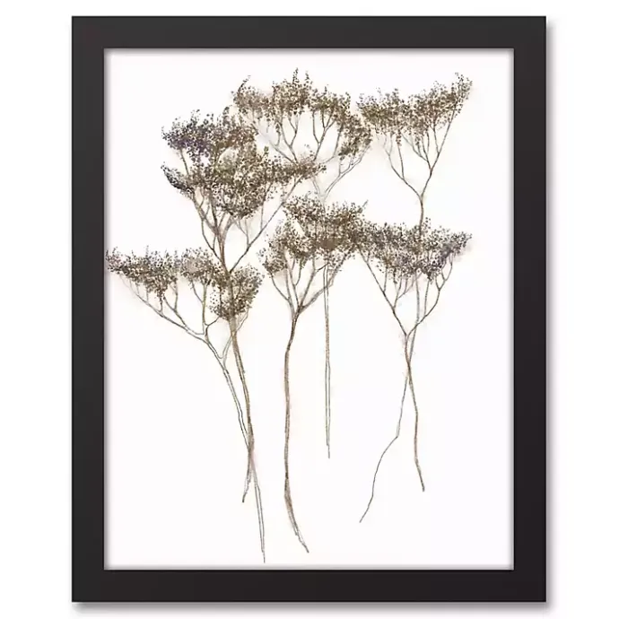 Clearance Kirklands Home Dried Florals 4-pc. Framed Canvas Art Print Set White
