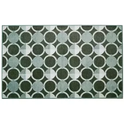 Clearance Kirklands Home Dula Sage Green Washable Area Rug, 3x5