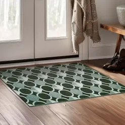 Clearance Kirklands Home Dula Sage Green Washable Area Rug, 3x5