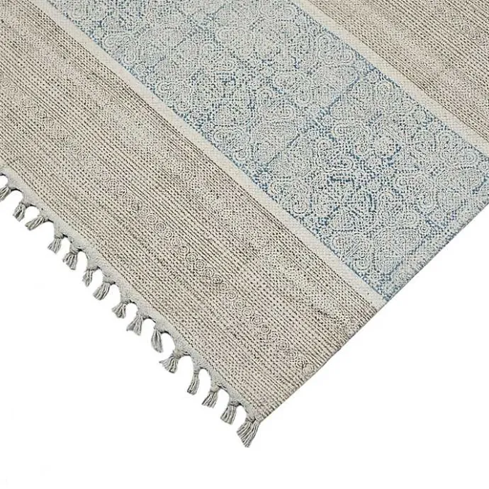 Clearance Kirklands Home Dune Stone Geometric Area Rug, 7x10 Blue