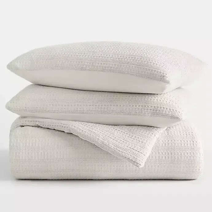 Outlet Kirklands Home Dune Waffle Ultra-Soft 3-pc. King Comforter Set Tan