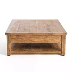 Hot Kirklands Home Easton Mango Wood Coffee Table Brown