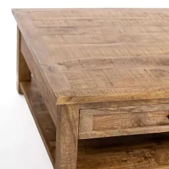 Hot Kirklands Home Easton Mango Wood Coffee Table Brown
