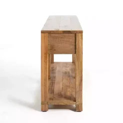 Best Kirklands Home Easton Mango Wood Console Table Brown