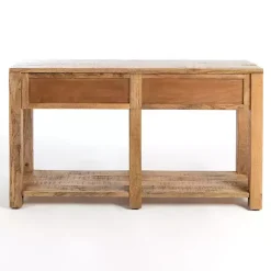 Best Kirklands Home Easton Mango Wood Console Table Brown